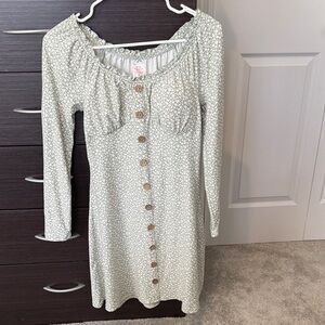 Floral Button-Down Dress